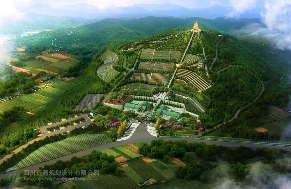 梓潼縣龍盛陵園規劃設計